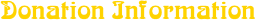 Donation Information
